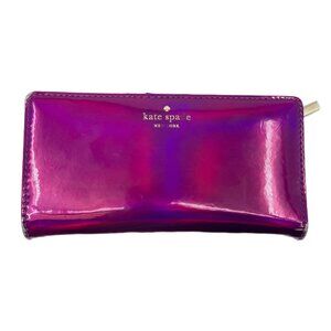 Kate Spade Purple Pink Classic Style Card Wallet | Good Condition